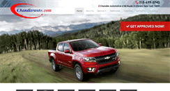 Desktop Screenshot of chandlerauto.com